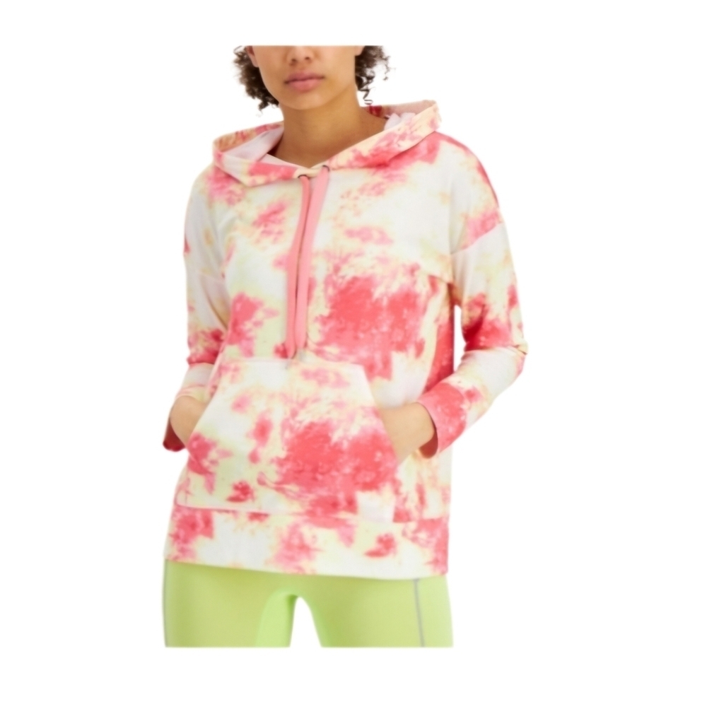 Ideology Women's Shades Tie-Dyed Hoodie, Size Medium
